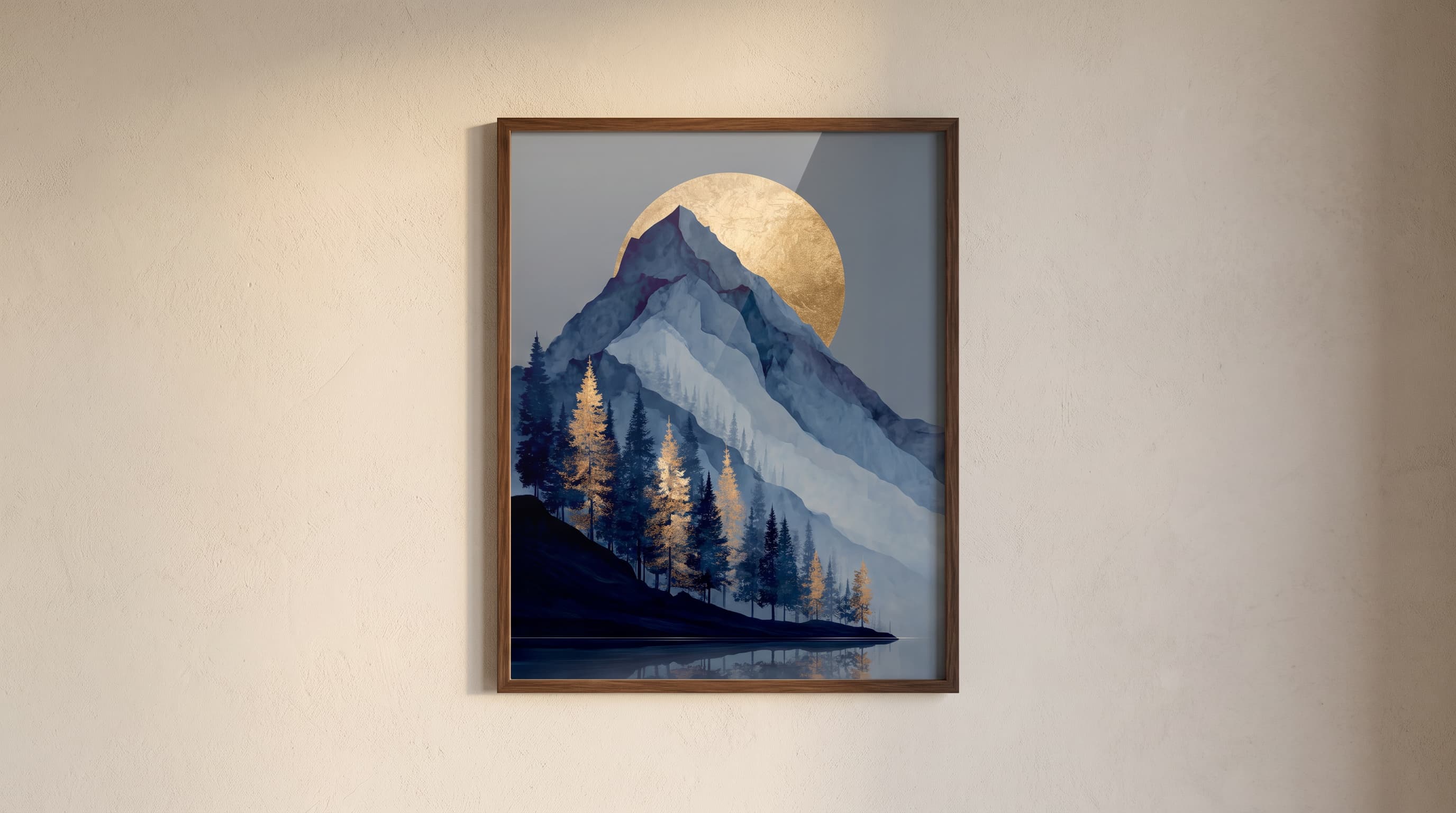 the golden sunrise