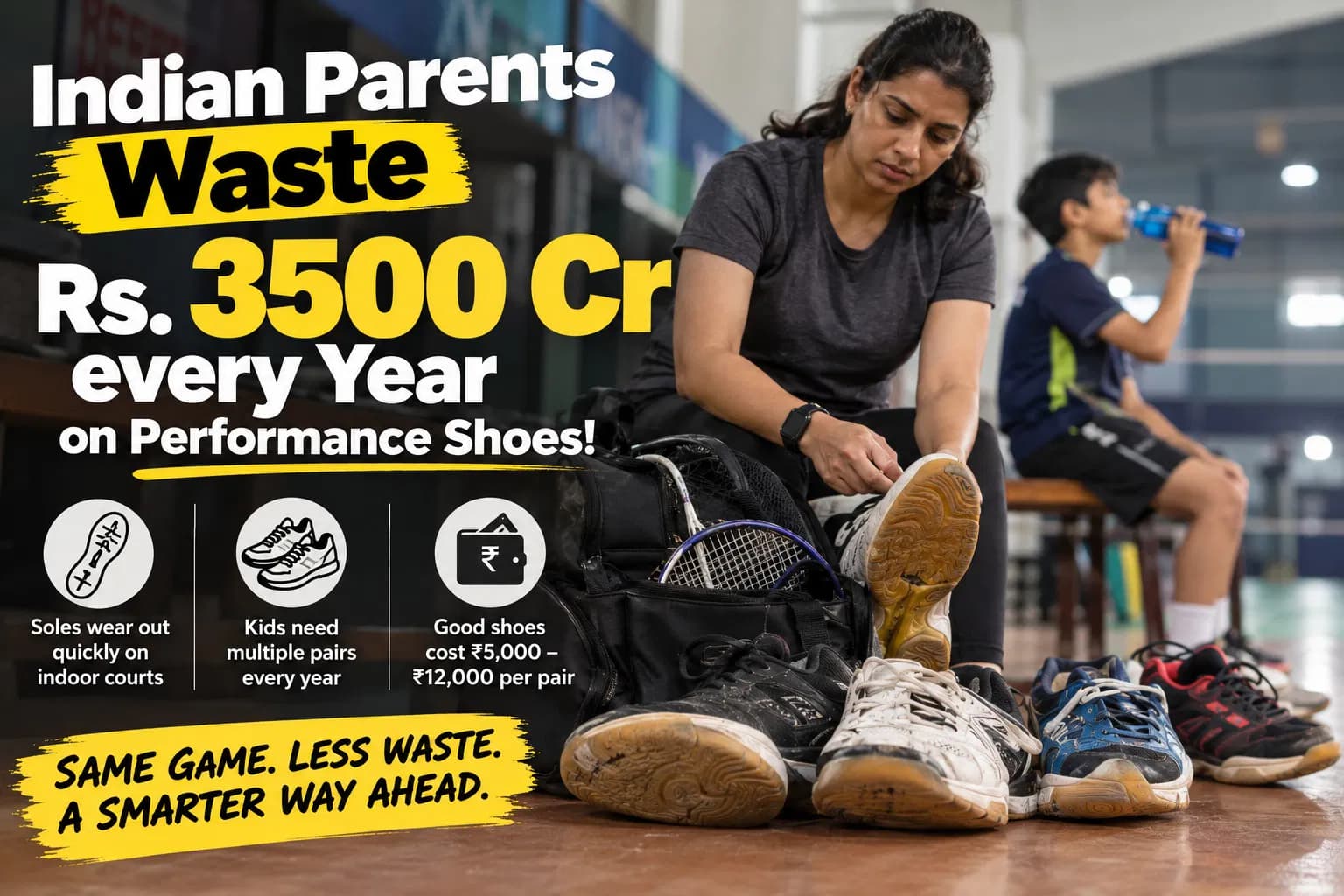 Indian Parents Waste Rs. 3500 Cr every Year on Performance Shoes