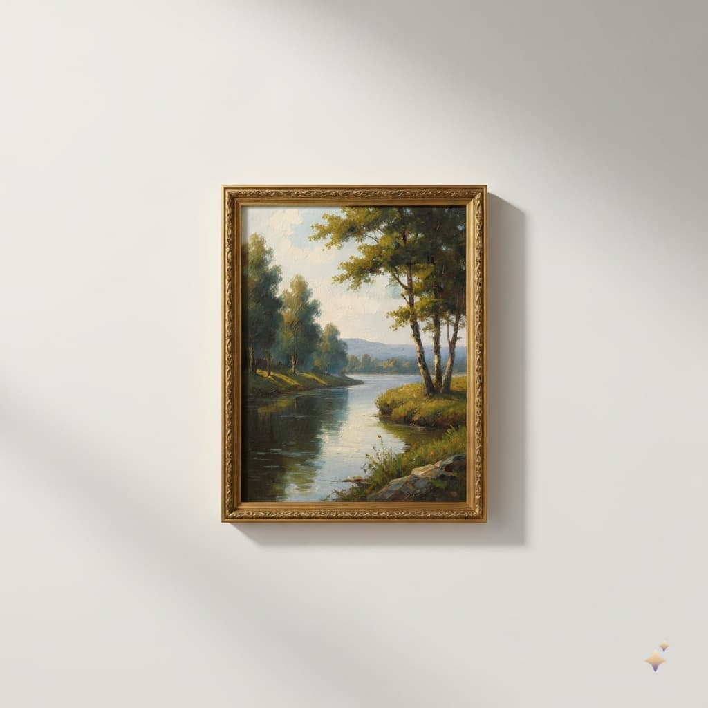 timeless vista: oil on linen